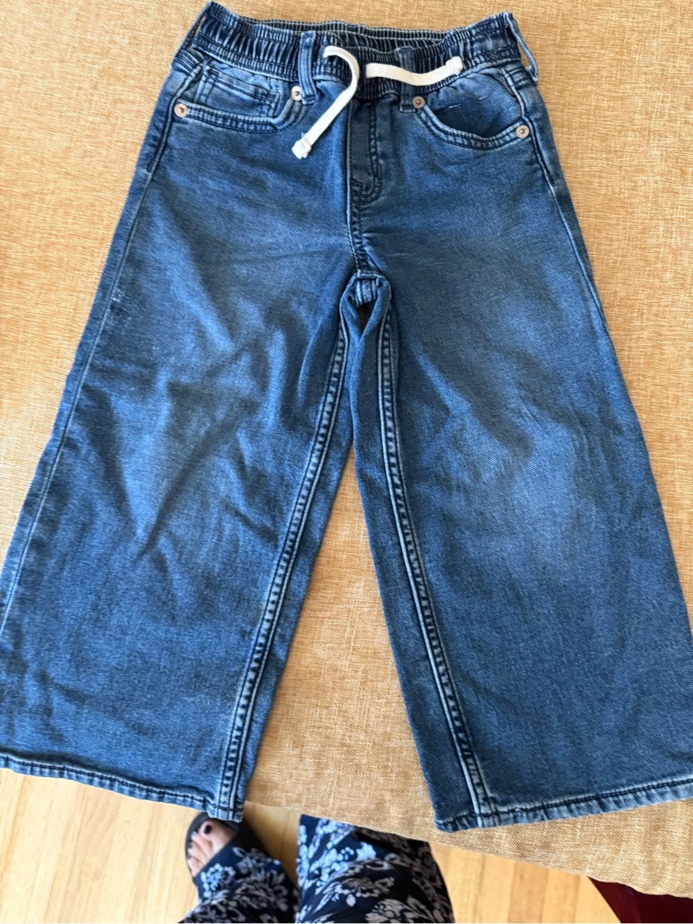 GAP Blue Toddler Elastic Waist Denim Pants